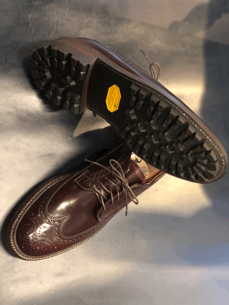 ALDEN オールデン ソールカスタム オールソール修理 Vibram#100 2