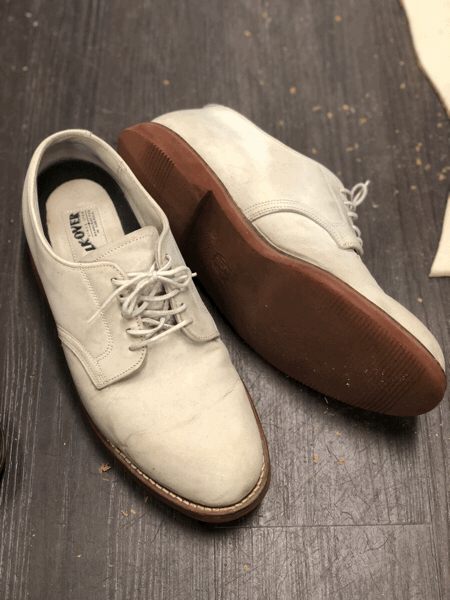 WALK-OVER ウォークオーバー ビンテージのホワイトバックスシューズ 1
