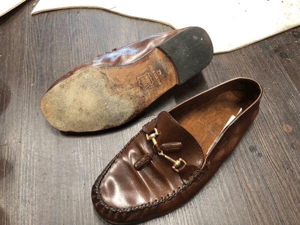 BALLY バリー ローファー オールソール修理 1