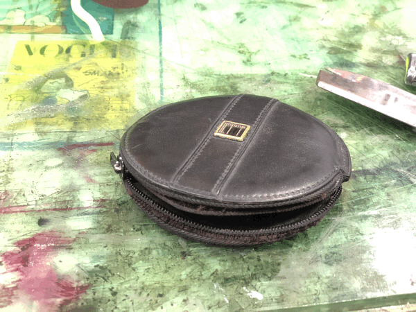 dunhill ダンヒル 小銭入れ ファスナー交換 1