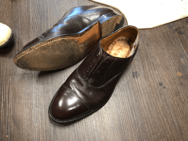 ALDEN オールデン オールソール修理 Vibramガムライトソール 1