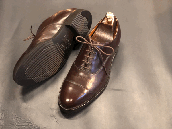 ALDEN オールデン オールソール修理 Vibramガムライトソール 2
