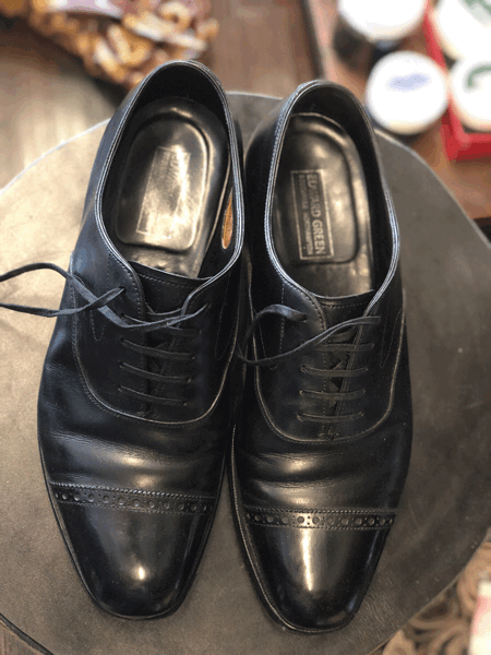 Edward Green エドワードグリーンとJohn Lobb ジョンロブ 靴磨きでお預かり 1