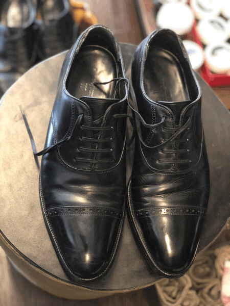 Edward Green エドワードグリーンとJohn Lobb ジョンロブ 靴磨きでお預かり 2