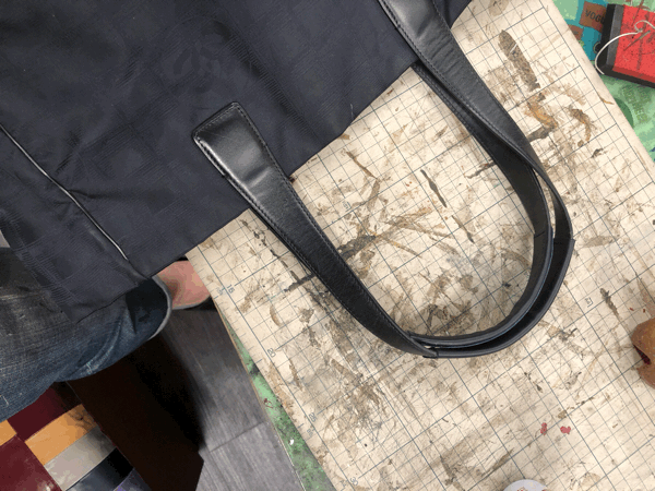 CHANEL シャネル バッグ 持ち手補強修理 2