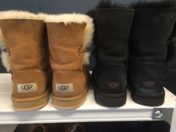 UGG ムートンブーツの靴底修理・クリーニング 2