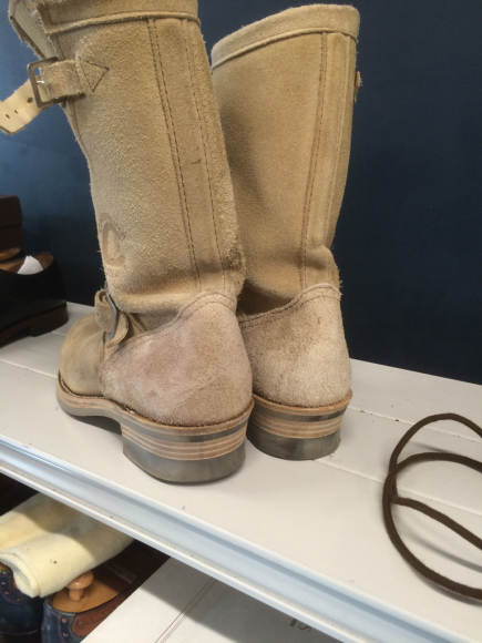 CHIPPEWA エンジニアブーツのヒールカップ・靴底交換 5