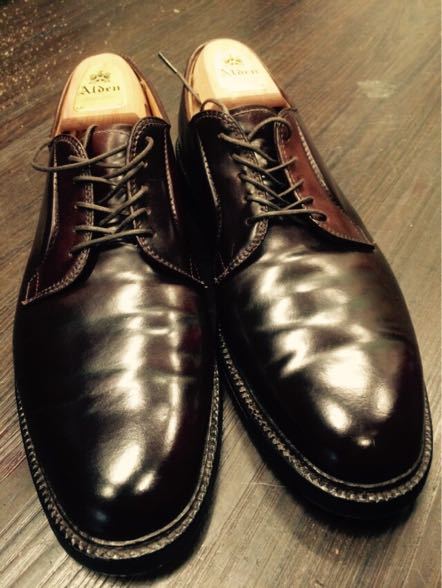 ALDEN コードバンシューズのつま先ゴム補修 18