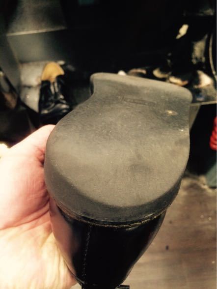 ポストマンシューズをVibram #4014でオールソール交換 2