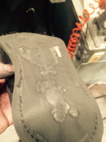 ポストマンシューズをVibram #4014でオールソール交換 7