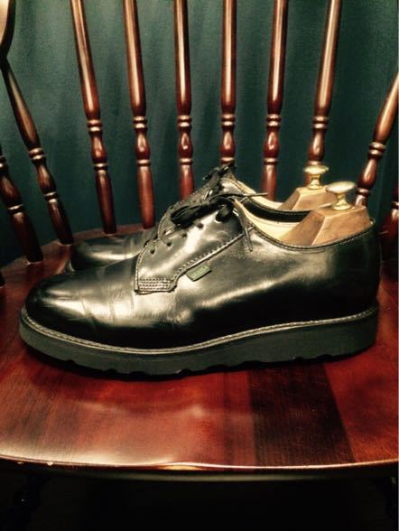 ポストマンシューズをVibram #4014でオールソール交換 29