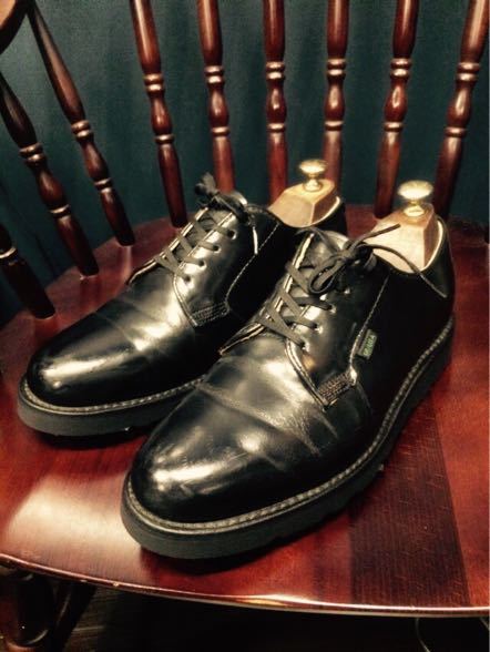 ポストマンシューズをVibram #4014でオールソール交換 30