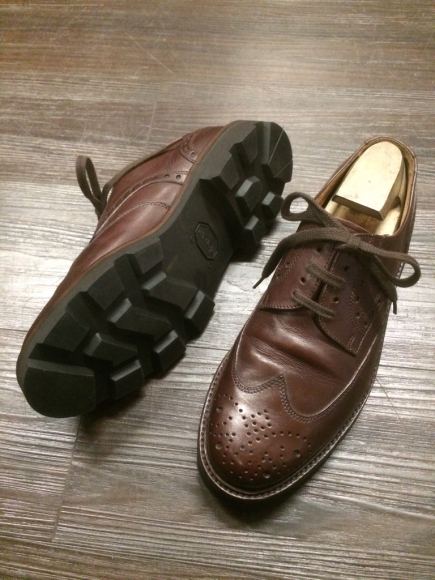 Vibram新ソールによるオールソール交換の選択肢 1