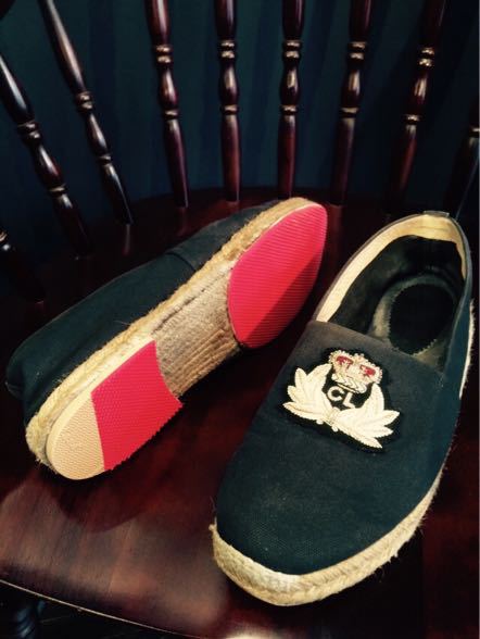 Christian Louboutin 赤いソールの補修 10