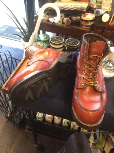 RED WINGをダイナイト・リッジウェイソールへ交換 4