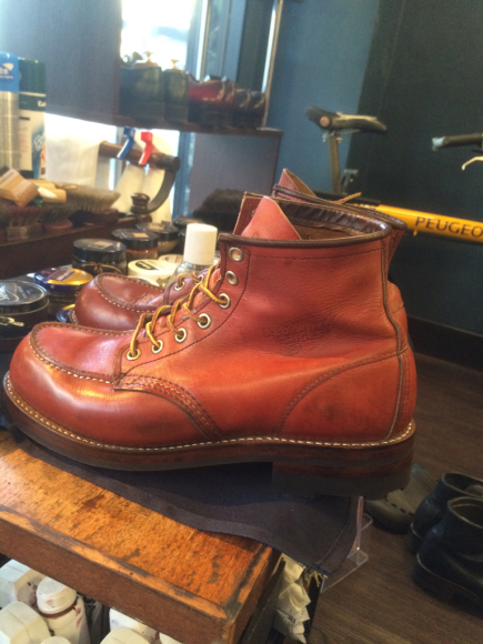 RED WINGをダイナイト・リッジウェイソールへ交換 5