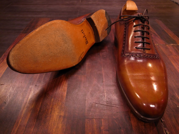 Berluti ベルルッティ つま先のゴム補強_b0310556_22133200.jpg