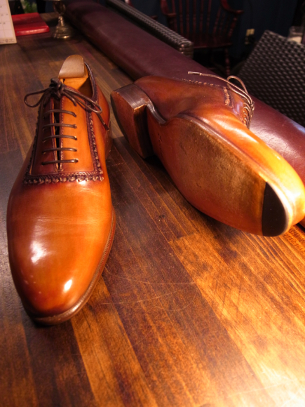 Berluti ベルルッティ つま先のゴム補強_b0310556_22133337.jpg