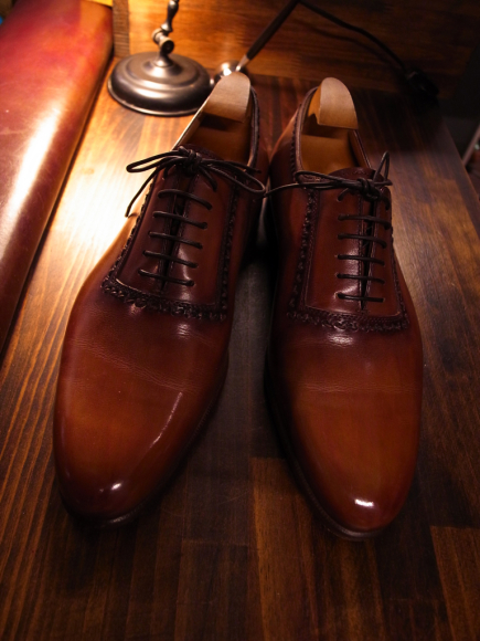 Berluti ベルルッティ つま先のゴム補強_b0310556_22133399.jpg