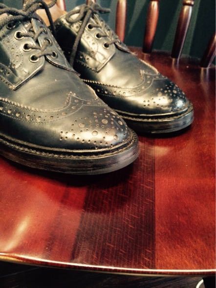 Tricker’s カントリーシューズのソール・コバ修理 11