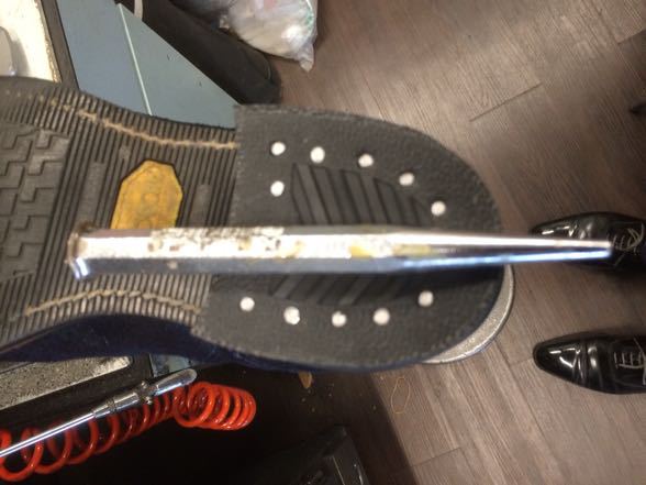 Chippewa エンジニアブーツの修理・染め直し 13