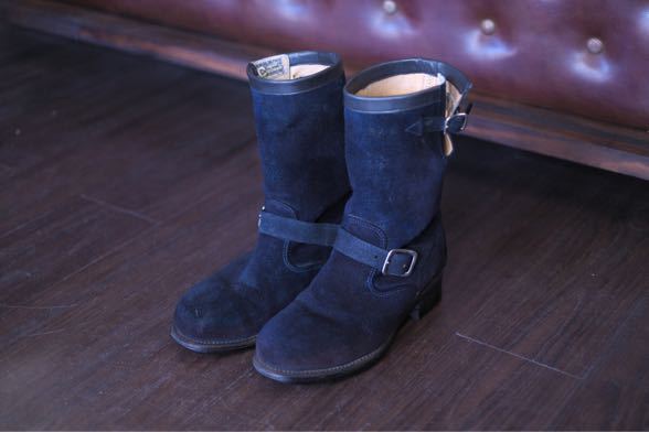 Chippewa エンジニアブーツの修理・染め直し 19
