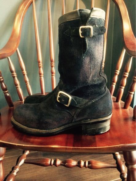 Chippewa エンジニアブーツの修理・染め直し 20