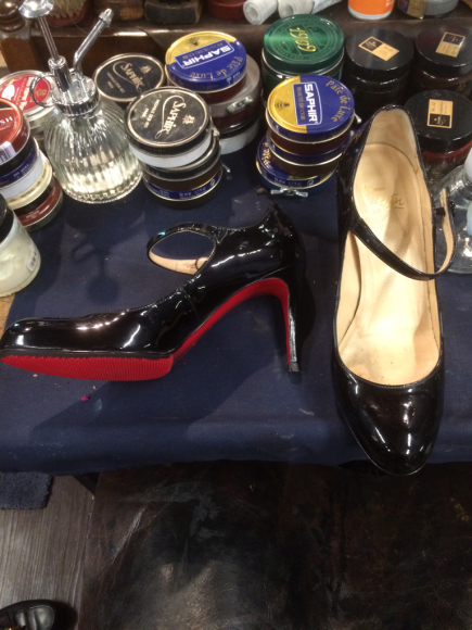 HERMÈS・Christian Louboutin・GUCCI レディース靴修理事例 2