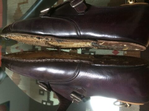 Crockett and Jones ダブルモンク分解